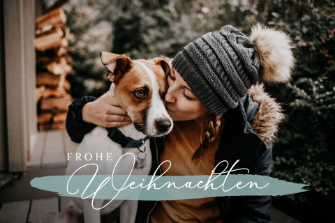 Weihnachtskarte: Zauberhafter Winter mit Foto