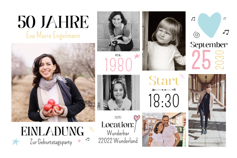 Bildreicher Geburtstag