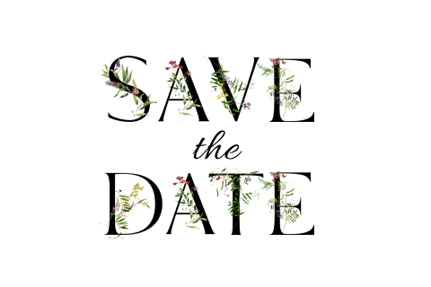 Save The Date Karte: Wildblumen