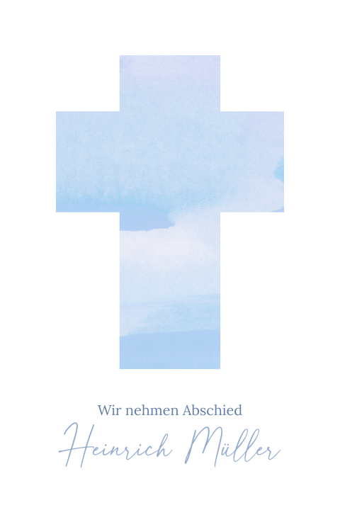 Aquarellkreuz