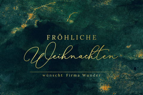 Weihnachtskarte: Elegantes Weihnachtsfest