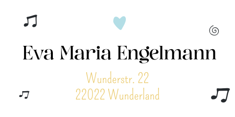 Bildreich Adressaufkleber