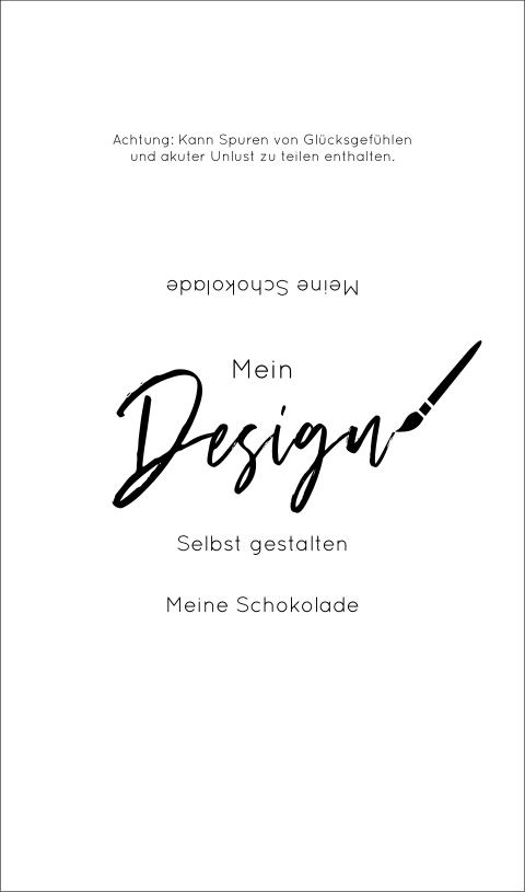 Schokolade: Eigenes Design
