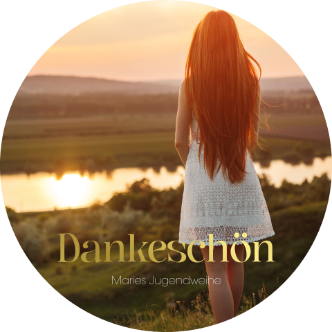 Dankeskarte Jugendweihe: Rund mit Foto