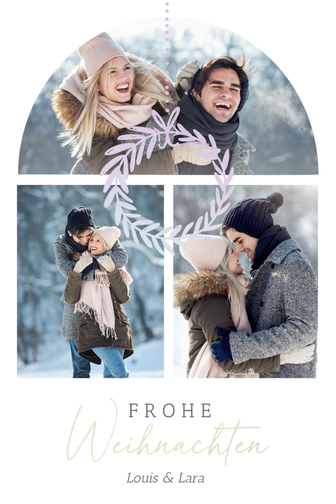 Winterlicher Rundbogen