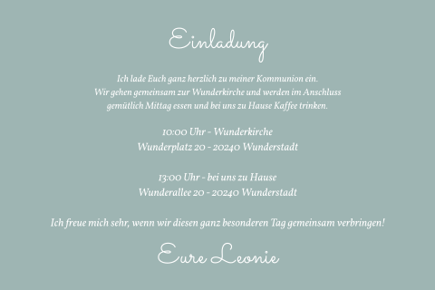 Karteninnenseite
