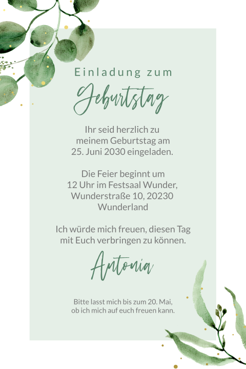 Karteninnenseite