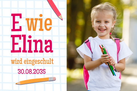 E wie Einschulung