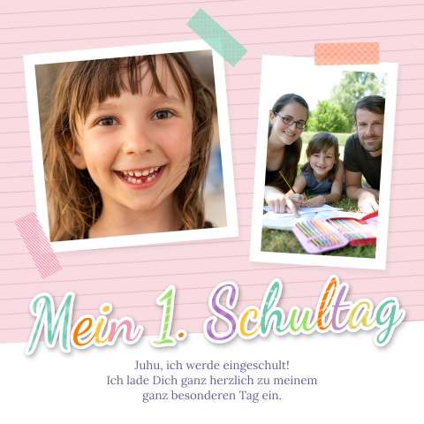 Mein 1. Schultag