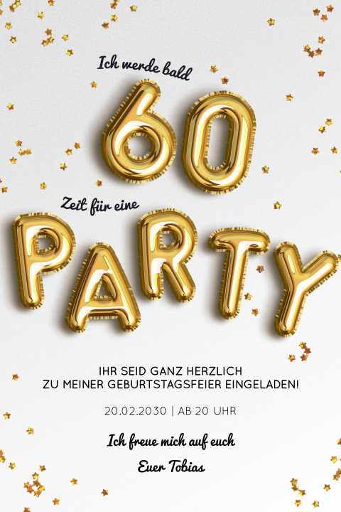 Partyballon 60