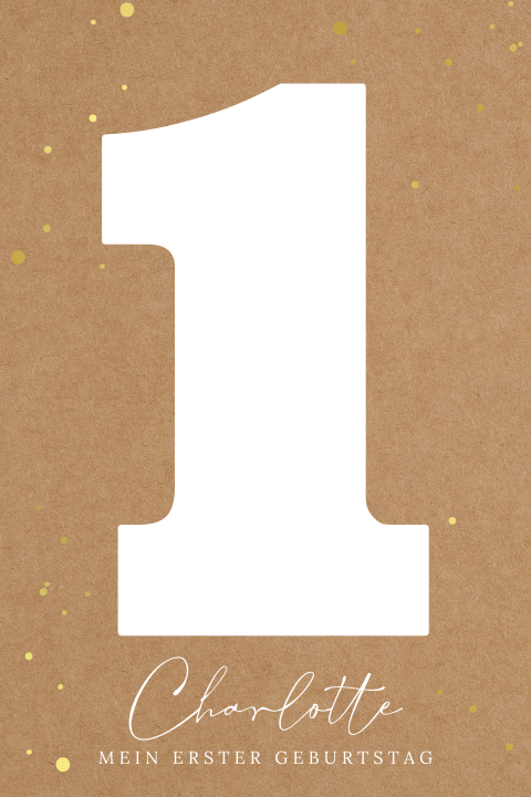 Mein 1. Geburtstag