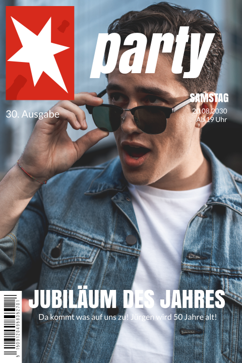 Einladungskarte 30. Geburtstag: Partyknall mit Fotos