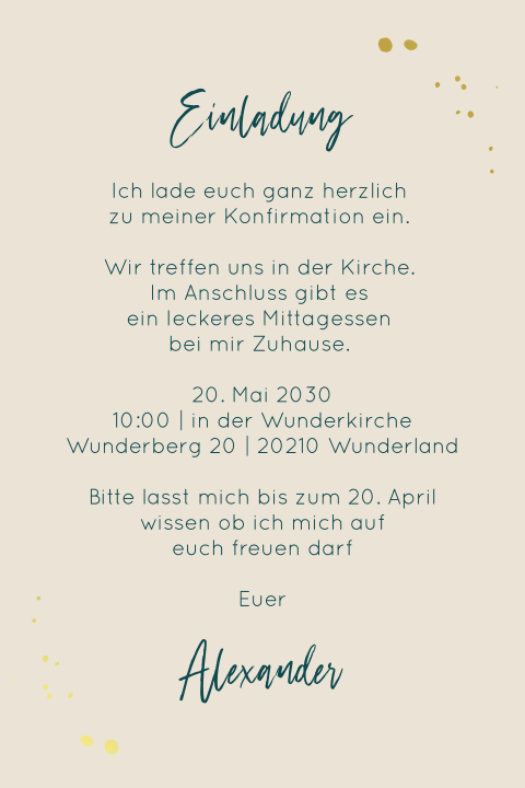 Karteninnenseite