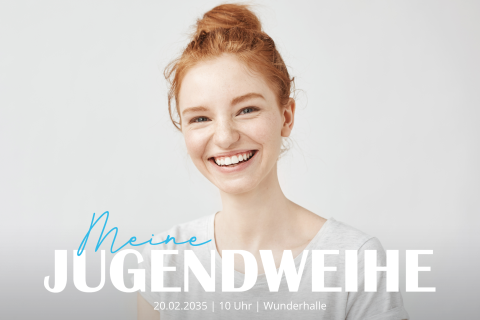Einladungskarte Jugendweihe: Einladung Schriftzug mit Foto