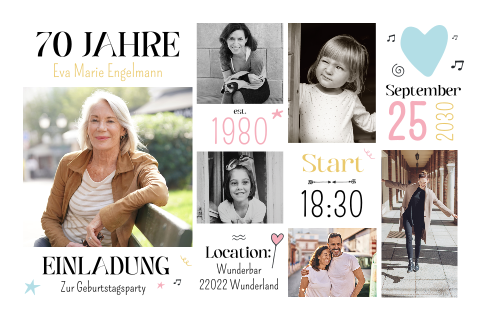 Bildreicher Geburtstag