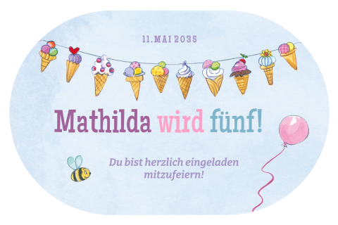 Einladungskarte Kindergeburtstag: Lillifee - Schlaraffenland
