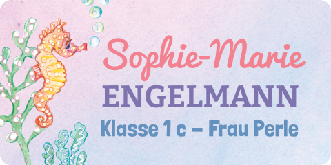 Lillifee - Kleine Meerjungfrau Adressaufkleber