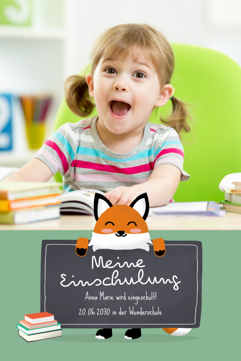 Schlauer Fuchs Einladung
