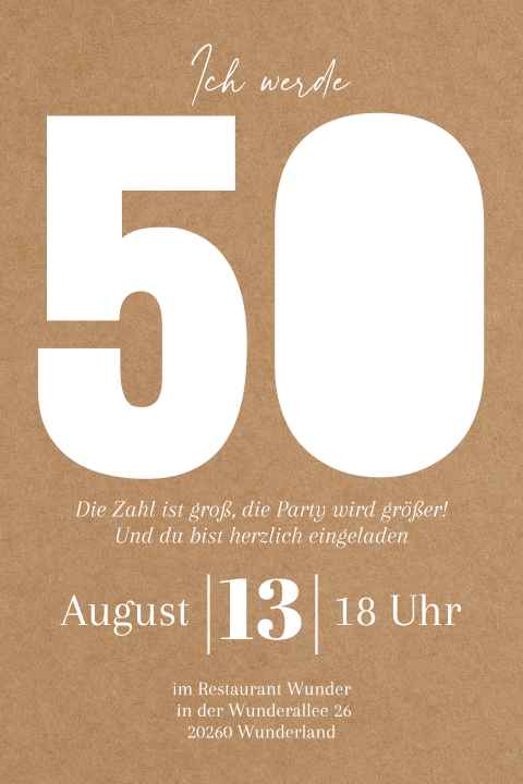 Ausgestanzte 50