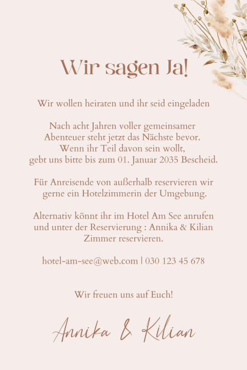 Karteninnenseite