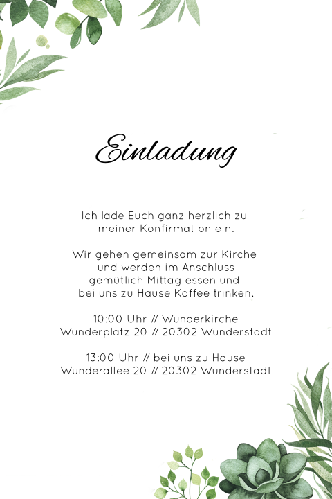 Karteninnenseite