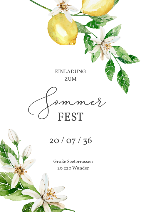 Zitronenblüten