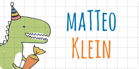 Dino Adressaufkleber