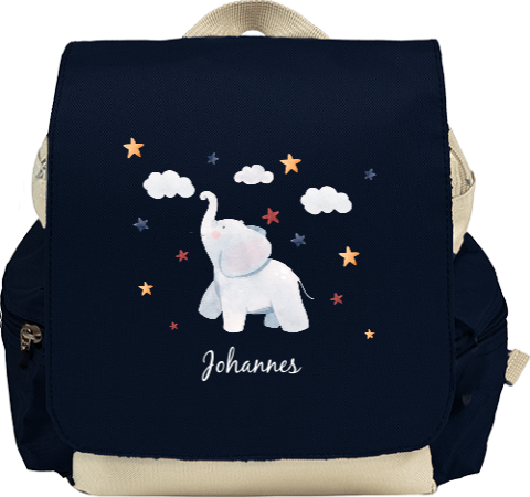 Elefant mit Sternenhimmel