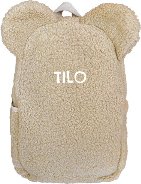 Teddrucksack Beige