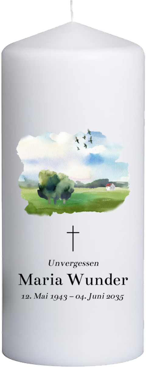 Wasserfarben Landschaft