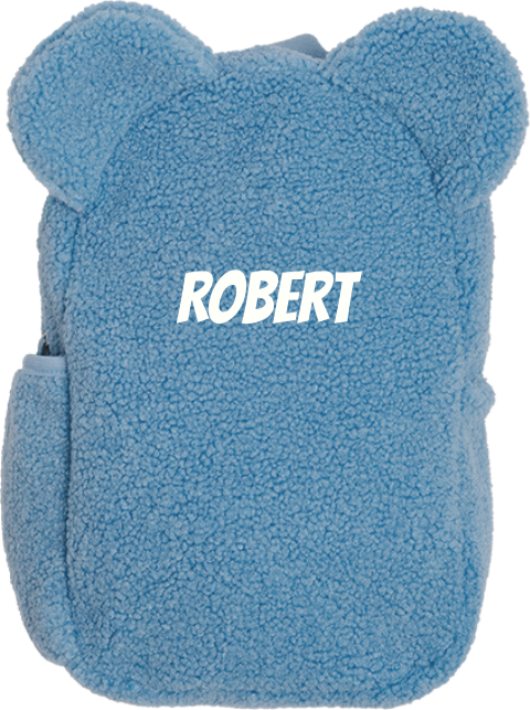 Teddyrucksack Hellblau