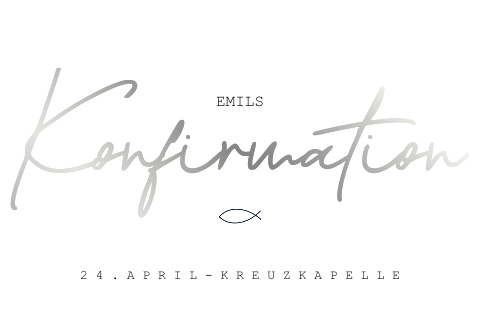 Eleganter Schriftzug