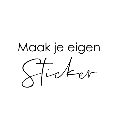 Sluitzegel maak je eigen sticker