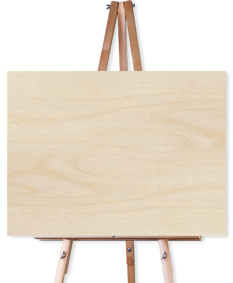 Bord hout 73×55 cm