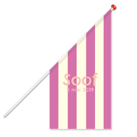 Geboortevlag klein | Strepen