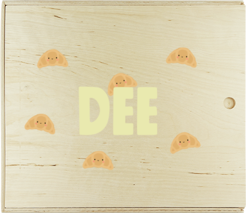 Houten Opbergdoos Groot | Croissantjes