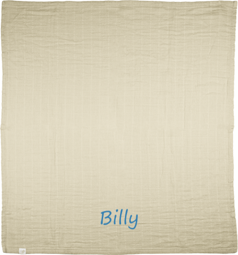 Hydrofiele doek | Beige | Personaliseerbaar