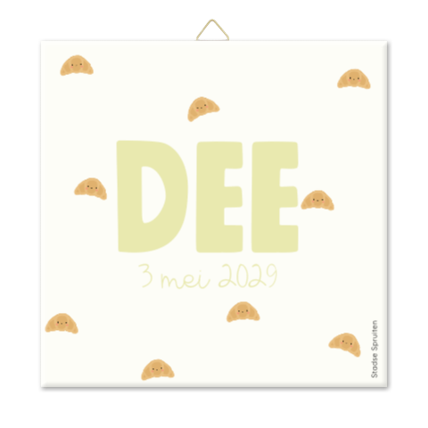Tegel | Croissantjes | 10 x 10