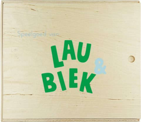 Houten Opbergdoos | Groot | Namen