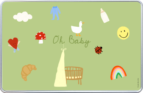 Blik | Rechthoekig | Oh Baby