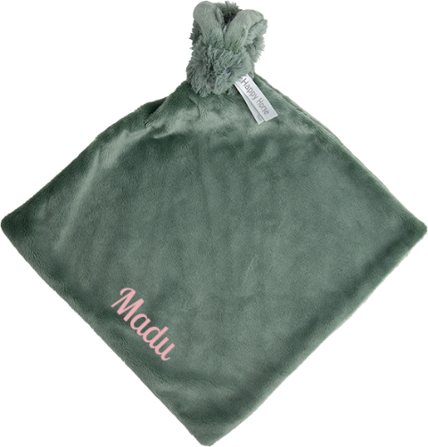 Happy Horse knuffeldoek met mini konijn Richie | Groen