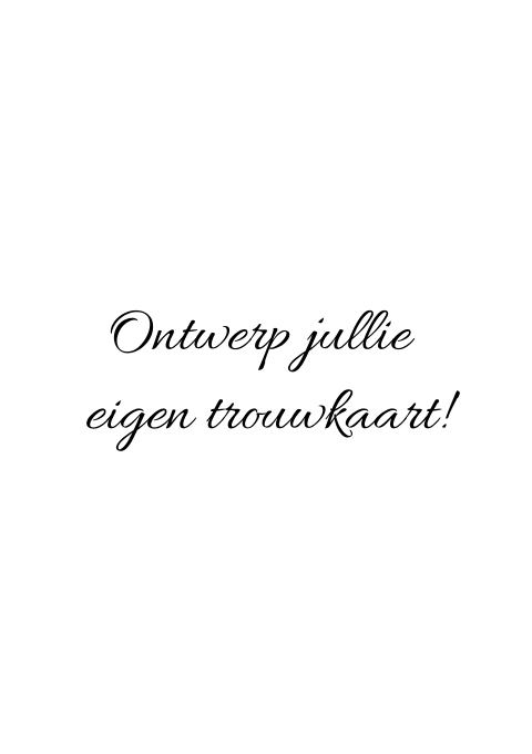 Trowukaart dubbele staande kaart