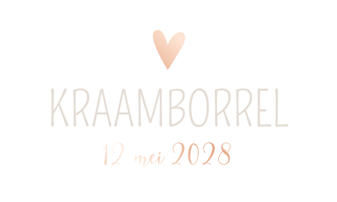 Label Kraamborrel Kraamfeest kaartje Geboorte Jalou