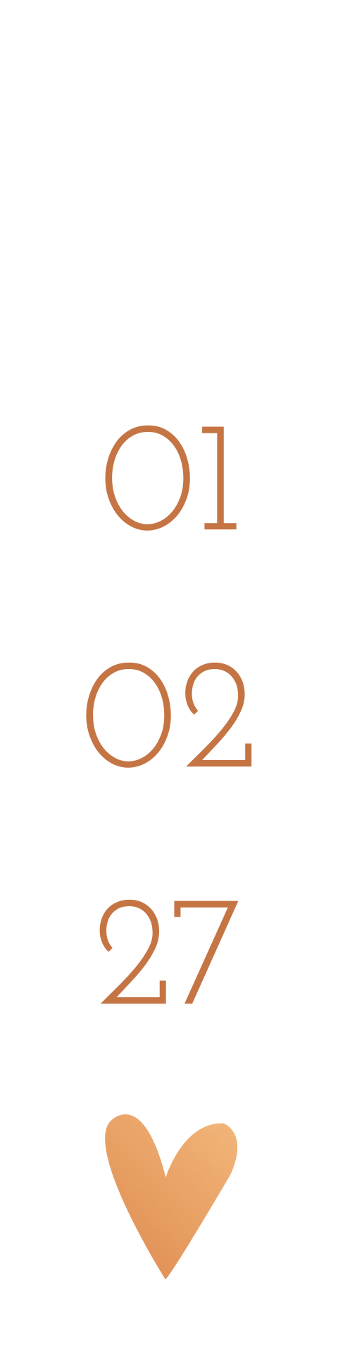 Label Small Geboortedatum Koperfolie