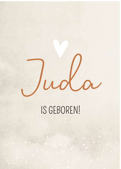 Geboortebord jongen Juda