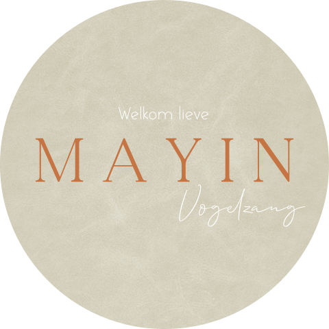 Raamsticker Rond Beige veltvetlook