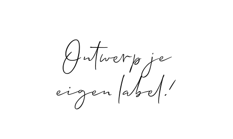 Ontwerp je eigen medium label