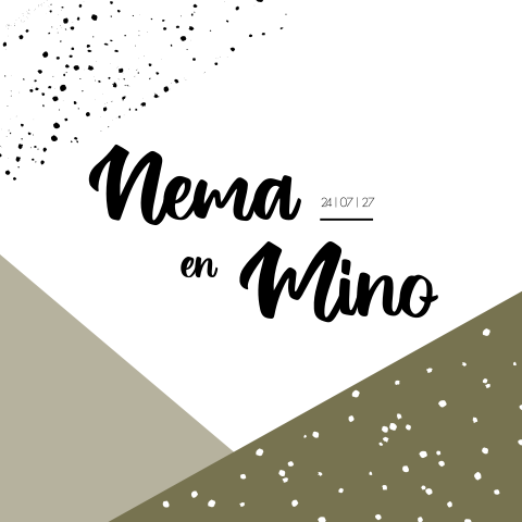 Geboortekaartje tweeling driehoeken stipjes groen