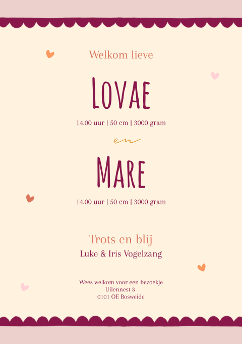 Kaart binnenkant