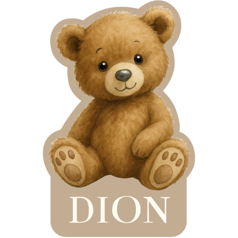 Geboortebord Jongen Teddybeertje